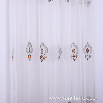 Hot sale classical european luxury embroidery sheer curtain